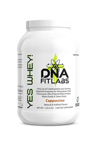 YES WAY 1lb 100% Whey Armor Isolate Protein Cappuccino