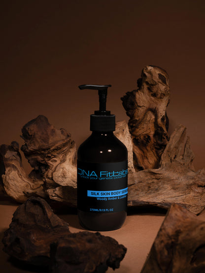 Silk Skin Body Serum, Woody Amber & Leather